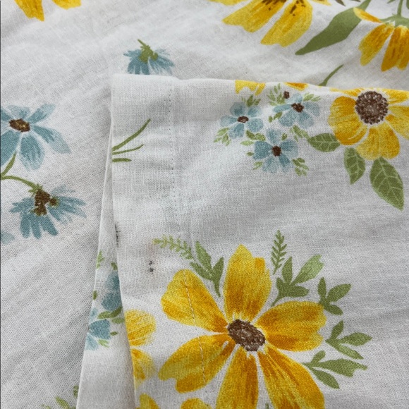 Old Navy Fit & Flare Sleeveless Linen-Blend Midi Dress sundress cottagecore XL - Picture 7 of 9